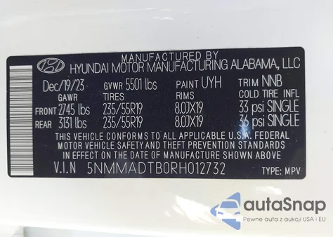 2024 Genesis Gv70 2.5T Awd из США, поврежденный, VIN 5NMMADTB0RH012732